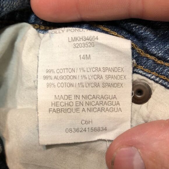 3for$20 jeans size 14 about 3 quarter length - Picture 5 of 5